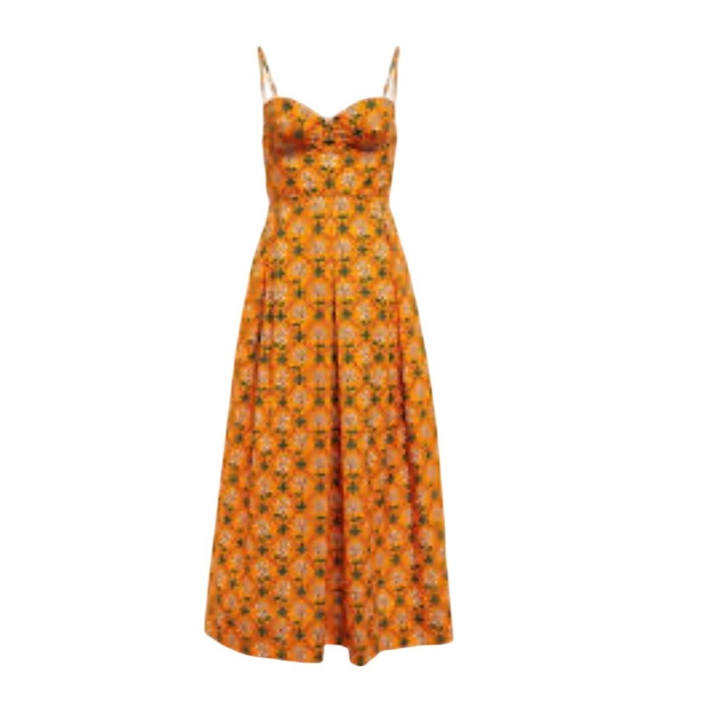 Agua by Agua Bendita Mambo Floral Midi Dress